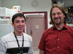 Eduardo with mentor Sven Heinrich